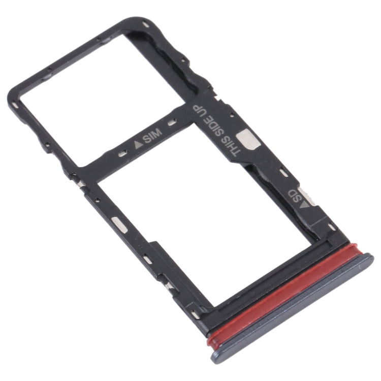 For TCL 30 V 5G Original SIM Card Tray + Micro SD Card Tray(Black) - For TCL by PMC Jewellery | Online Shopping South Africa | PMC Jewellery | Buy Now Pay Later Mobicred