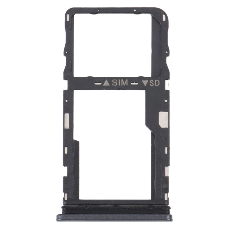 For TCL 30 XE 5G T767W Original SIM Card Tray + Micro SD Card Tray(Black) - For TCL by PMC Jewellery | Online Shopping South Africa | PMC Jewellery | Buy Now Pay Later Mobicred