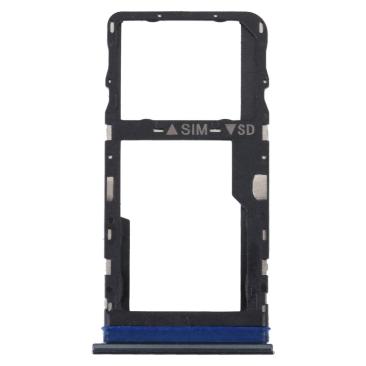 For TCL 30 / 30+ / 30 5G Original SIM Card Tray + Micro SD Card Tray(Black) - For TCL by PMC Jewellery | Online Shopping South Africa | PMC Jewellery | Buy Now Pay Later Mobicred