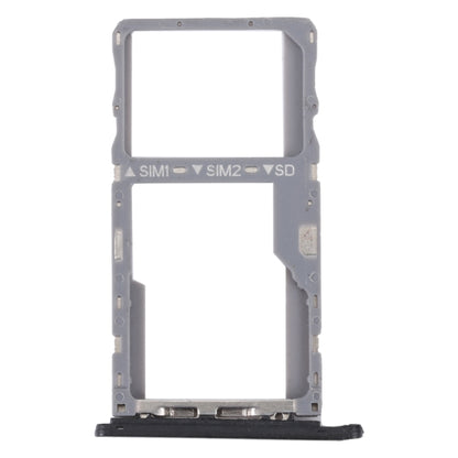 For Alcatel 1V 2020 Original SIM Card Tray + SIM / Micro SD Card Tray (Black) - Card Tray by PMC Jewellery | Online Shopping South Africa | PMC Jewellery | Buy Now Pay Later Mobicred