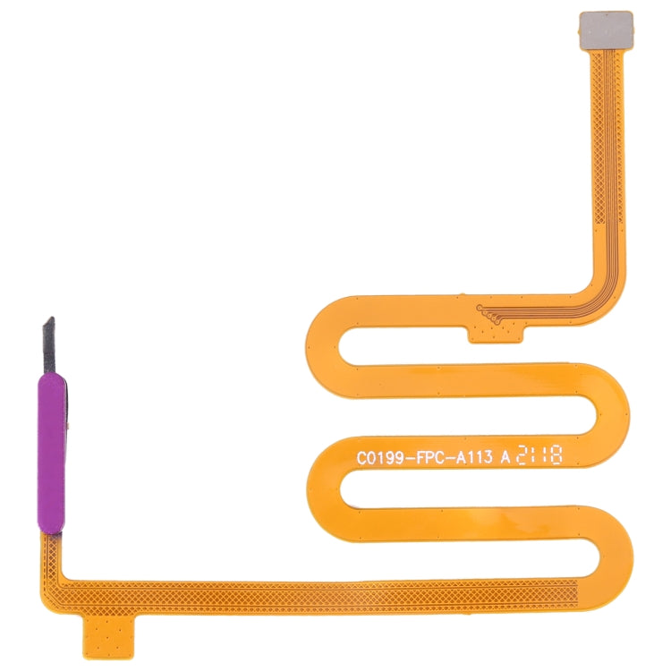 For Infinix Note 10 Pro NFC X695 Original Fingerprint Sensor Flex Cable (Purple) - Flex Cable by PMC Jewellery | Online Shopping South Africa | PMC Jewellery | Buy Now Pay Later Mobicred