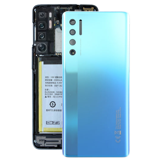 For TCL 20 Pro 5G Original Battery Back Cover(Blue) - For TCL by PMC Jewellery | Online Shopping South Africa | PMC Jewellery | Buy Now Pay Later Mobicred