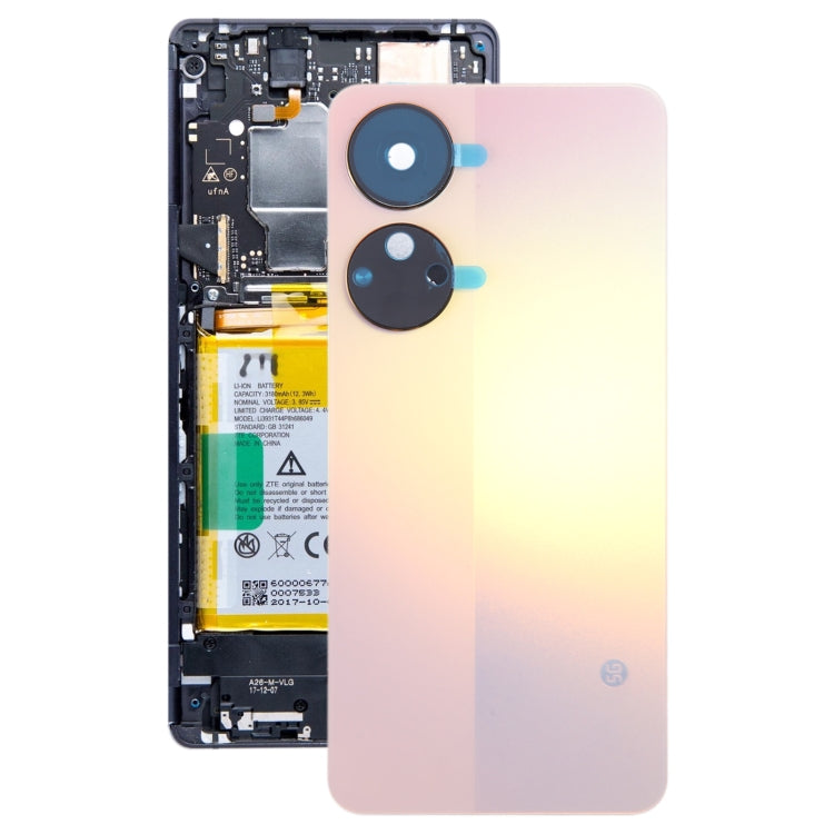 For ZTE Voyage 40 Pro+ Battery Back Cover(Pink) - For ZTE by PMC Jewellery | Online Shopping South Africa | PMC Jewellery