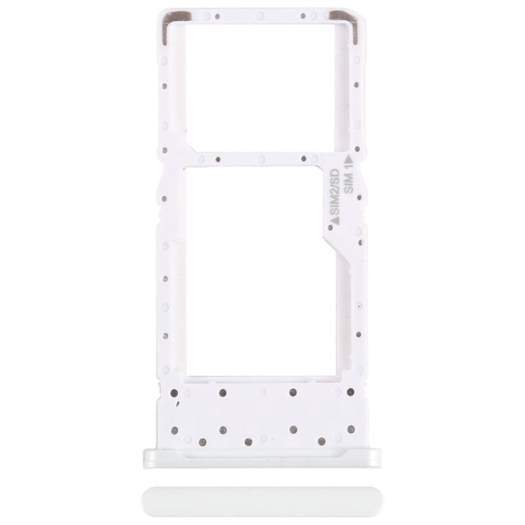 For Nokia X10 Original SIM + SIM / Micro SD Card Tray (White) - Card Tray by PMC Jewellery | Online Shopping South Africa | PMC Jewellery