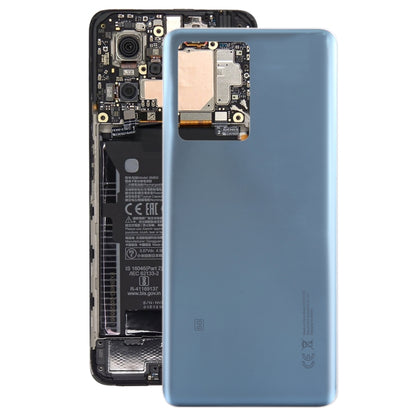 For Xiaomi Redmi Note 12 Pro+ OEM Glass Material Battery Back Cover(Blue) - Back Cover by PMC Jewellery | Online Shopping South Africa | PMC Jewellery | Buy Now Pay Later Mobicred