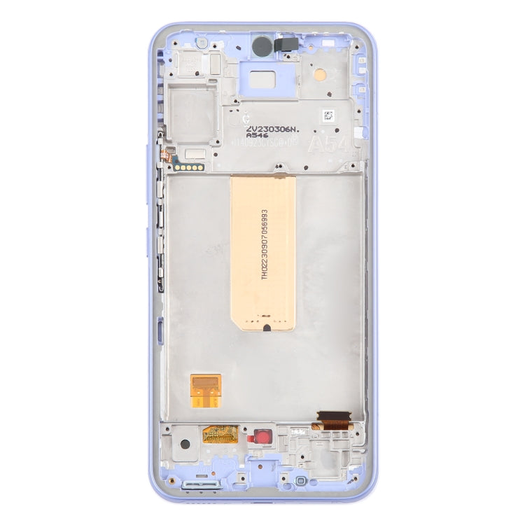 For Samsung Galaxy A54 5G SM-A546 6.43 inch OLED LCD Screen Digitizer Full Assembly with Frame (Purple) - LCD Screen by PMC Jewellery | Online Shopping South Africa | PMC Jewellery | Buy Now Pay Later Mobicred