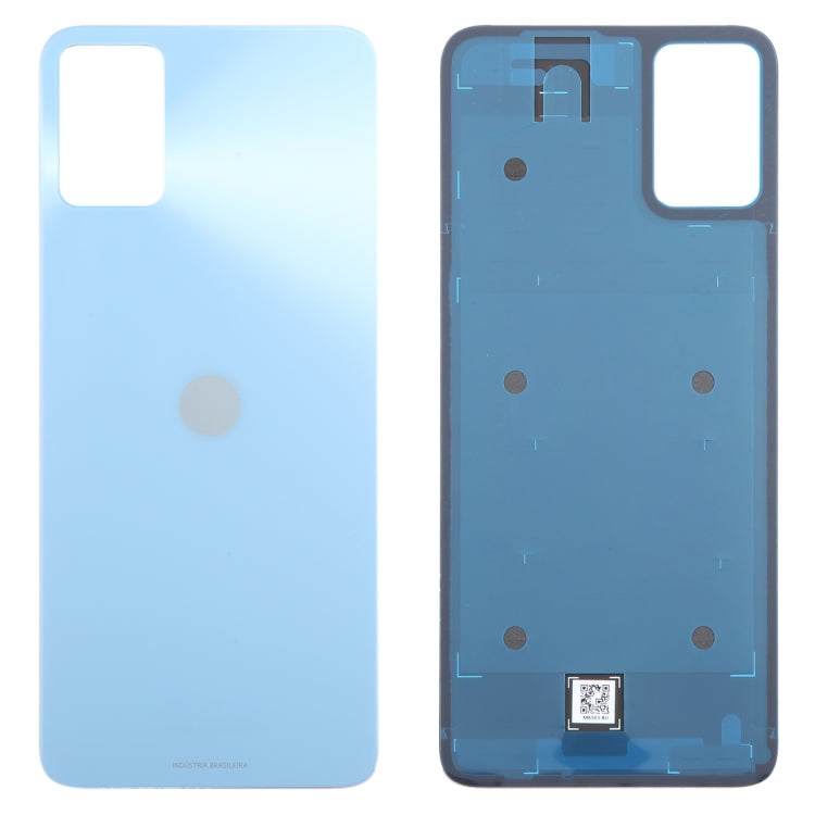 For Motorola Moto E22 Original Battery Back Cover(Light Blue) - Back Cover by PMC Jewellery | Online Shopping South Africa | PMC Jewellery