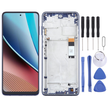 For Motorola Moto G Stylus 2023 4G OEM LCD Screen Digitizer Full Assembly with Frame (Blue) - LCD Screen by PMC Jewellery | Online Shopping South Africa | PMC Jewellery