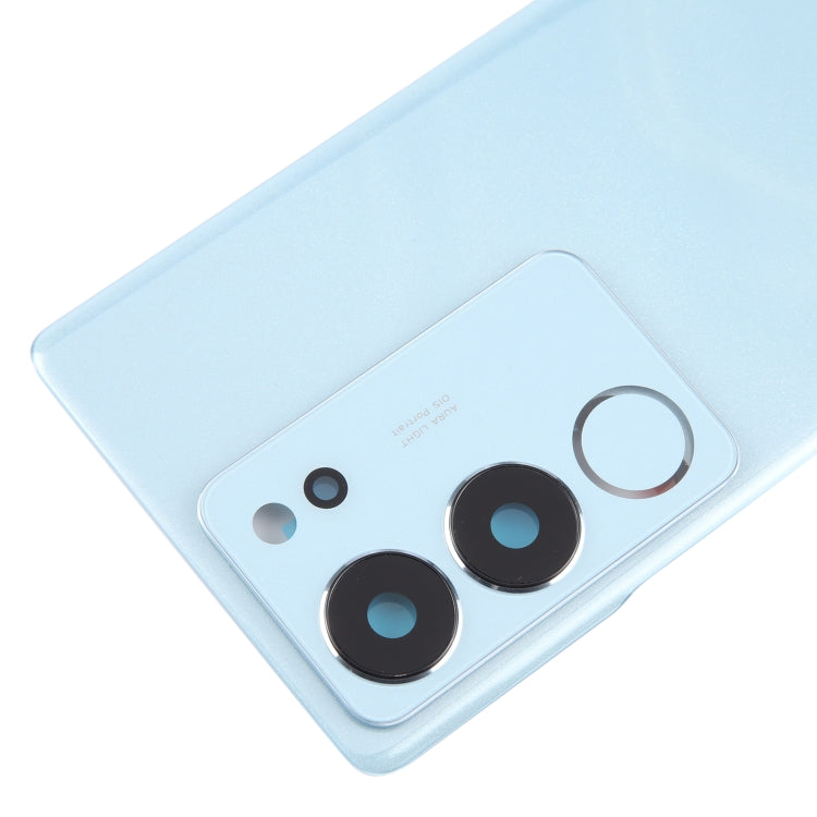 For vivo V29 Original Battery Back Cover with Camera Lens Cover(Blue) - Back Cover by PMC Jewellery | Online Shopping South Africa | PMC Jewellery