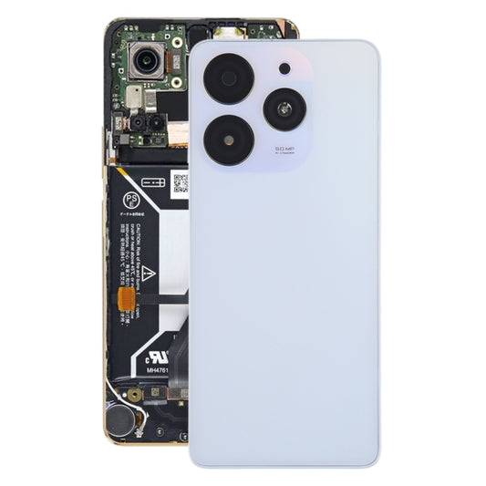 For Tecno Spark 10 Pro KI7 Original Battery Back Cover(White) - Back Cover by PMC Jewellery | Online Shopping South Africa | PMC Jewellery