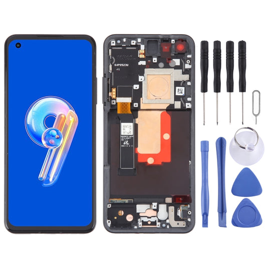 For Asus Zenfone 9 9Z AI2202 Original LCD Screen Digitizer Full Assembly with Frame (Black) - LCD Screen by PMC Jewellery | Online Shopping South Africa | PMC Jewellery