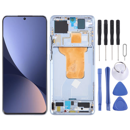 For Xiaomi 12X Original AMOLED Material LCD Screen Digitizer Full Assembly with Frame (Blue) - LCD Screen by PMC Jewellery | Online Shopping South Africa | PMC Jewellery