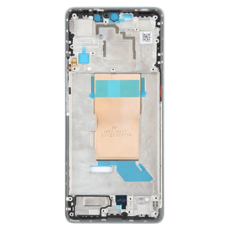 For Xiaomi Poco F5 Original Front Housing LCD Frame Bezel Plate (Blue) - Frame Bezel Plate by PMC Jewellery | Online Shopping South Africa | PMC Jewellery | Buy Now Pay Later Mobicred