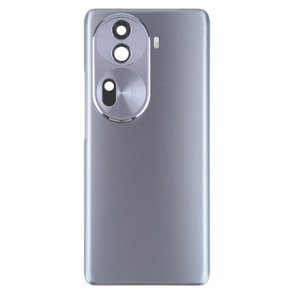 For OPPO Reno11 5G Original Battery Back Cover with Camera Lens Cover(Grey) - Back Cover by PMC Jewellery | Online Shopping South Africa | PMC Jewellery | Buy Now Pay Later Mobicred