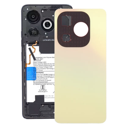 For Infinix Smart 8 Pro Original Battery Back Cover(Gold) - Back Cover by PMC Jewellery | Online Shopping South Africa | PMC Jewellery | Buy Now Pay Later Mobicred