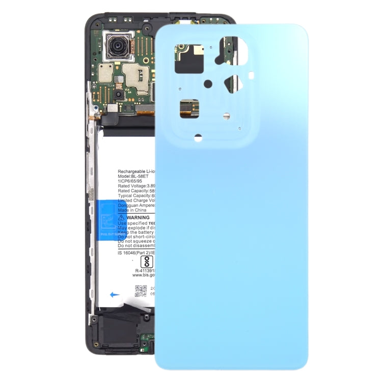 For Infinix Hot 40 X6836 Original Battery Back Cover(Blue) - Back Cover by PMC Jewellery | Online Shopping South Africa | PMC Jewellery | Buy Now Pay Later Mobicred