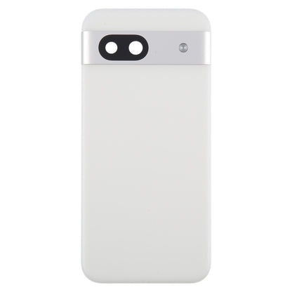 For Google Pixel 8a Original Battery Back Cover with Camera Lens Cover(Silver) - Back Cover by PMC Jewellery | Online Shopping South Africa | PMC Jewellery | Buy Now Pay Later Mobicred