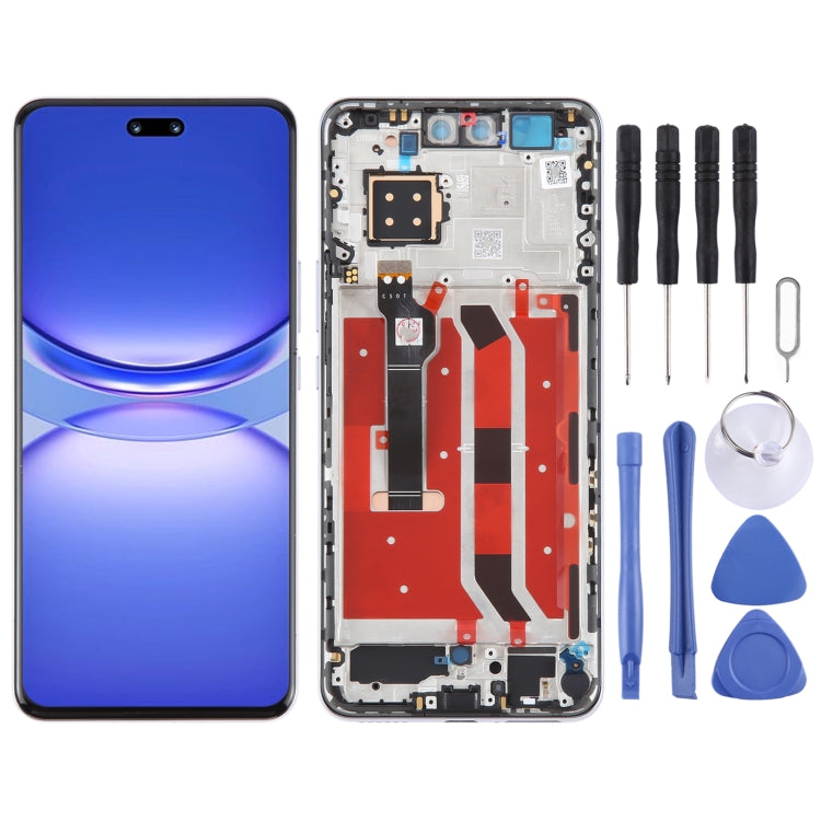 For Huawei Nova 12 Pro Original LCD Screen Digitizer Full Assembly with Frame (Silver) - LCD Screen by PMC Jewellery | Online Shopping South Africa | PMC Jewellery | Buy Now Pay Later Mobicred