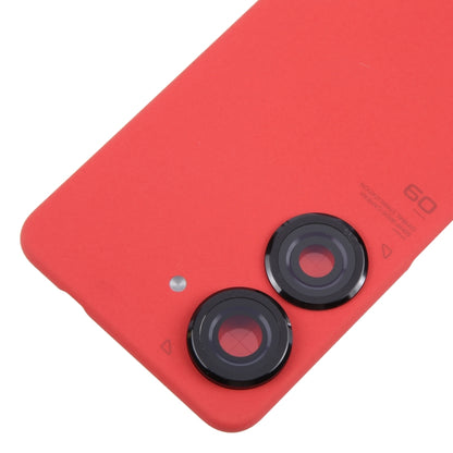 For Asus Zenfone 9 AI2202 Original Battery Back Cover with Camera Lens Cover(Red) - Back Cover by PMC Jewellery | Online Shopping South Africa | PMC Jewellery | Buy Now Pay Later Mobicred