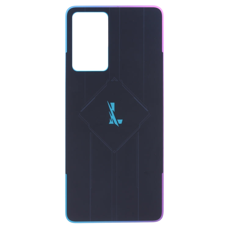 For OPPO Reno7 Pro 5G Original Glass Battery Back Cover (Colorful Black) - Back Cover by PMC Jewellery | Online Shopping South Africa | PMC Jewellery | Buy Now Pay Later Mobicred