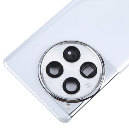 For OnePlus 12 PJD110 CPH2573 CPH2581 Original Glass Battery Back Cover with Camera Lens(White) - Back Cover by PMC Jewellery | Online Shopping South Africa | PMC Jewellery | Buy Now Pay Later Mobicred