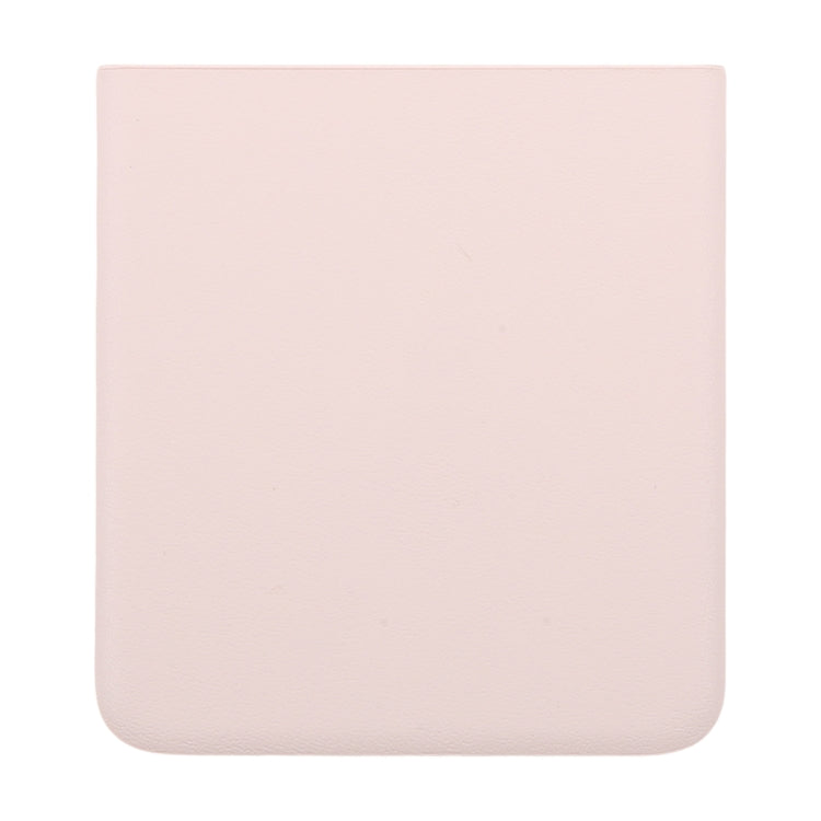 For Motorola Razr 40 Original Lower Part Battery Back Cover(Pink) - Back Cover by PMC Jewellery | Online Shopping South Africa | PMC Jewellery | Buy Now Pay Later Mobicred