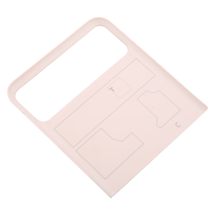 For Motorola Razr 40 Original Upper Part Battery Back Cover (Pink) - Back Cover by PMC Jewellery | Online Shopping South Africa | PMC Jewellery | Buy Now Pay Later Mobicred