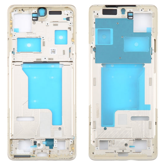 For Motorola Moto X50 Ultra Original Front Housing LCD Frame Bezel Plate (Gold) - Frame Bezel Plate by PMC Jewellery | Online Shopping South Africa | PMC Jewellery | Buy Now Pay Later Mobicred