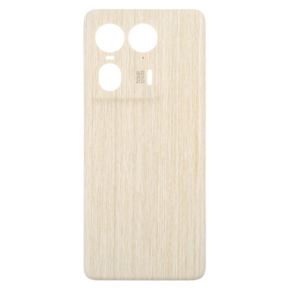 For Motorola Moto X50 Ultra Original Battery Back Cover(Wood) - Back Cover by PMC Jewellery | Online Shopping South Africa | PMC Jewellery | Buy Now Pay Later Mobicred