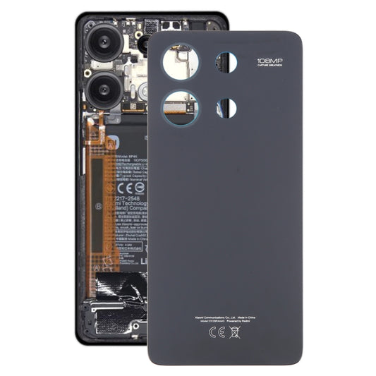 For Xiaomi Redmi Note 13 4G Original Battery Back Cover(Black) - Back Cover by PMC Jewellery | Online Shopping South Africa | PMC Jewellery | Buy Now Pay Later Mobicred