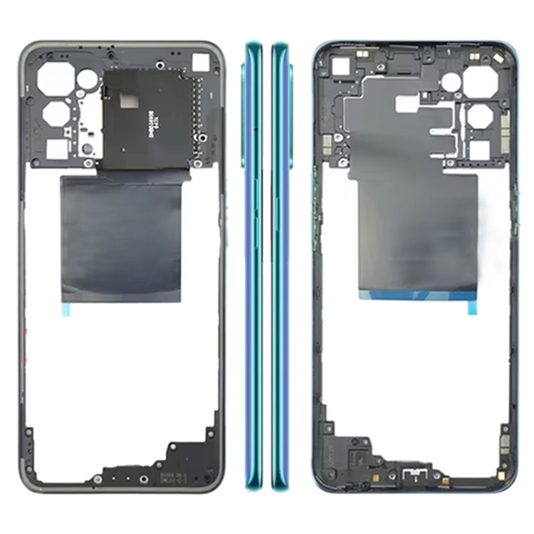 For OnePlus Nord CE 5G EB2101 EB2103 Middle Frame Bezel Plate (Blue) - Frame Bezel Plate by PMC Jewellery | Online Shopping South Africa | PMC Jewellery | Buy Now Pay Later Mobicred