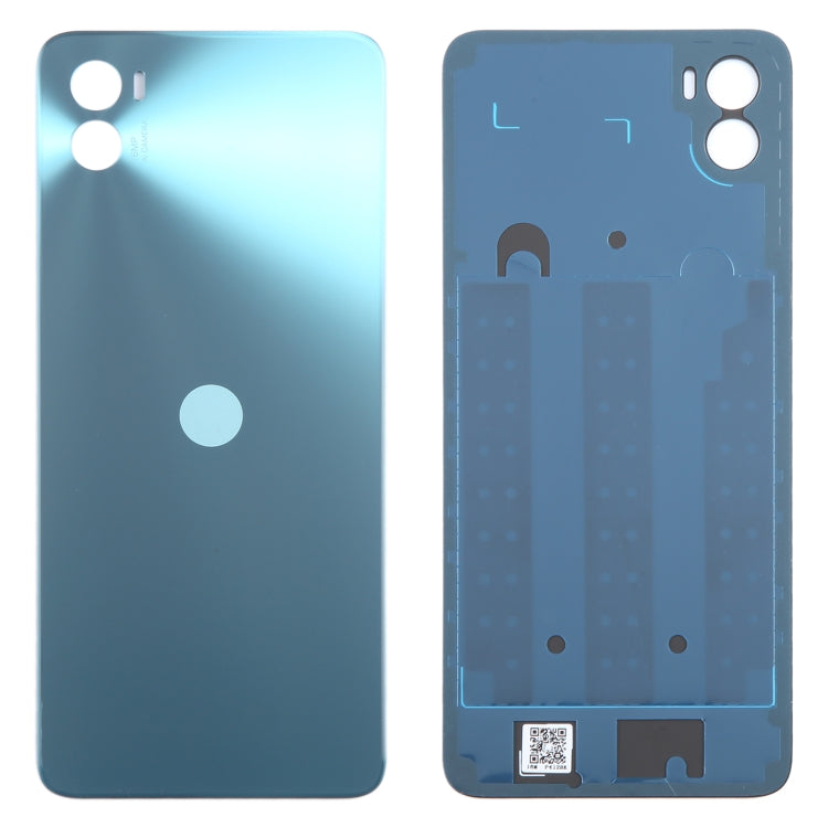 For Motorola Moto E32 India Original Battery Back Cover(Blue) - Back Cover by PMC Jewellery | Online Shopping South Africa | PMC Jewellery | Buy Now Pay Later Mobicred