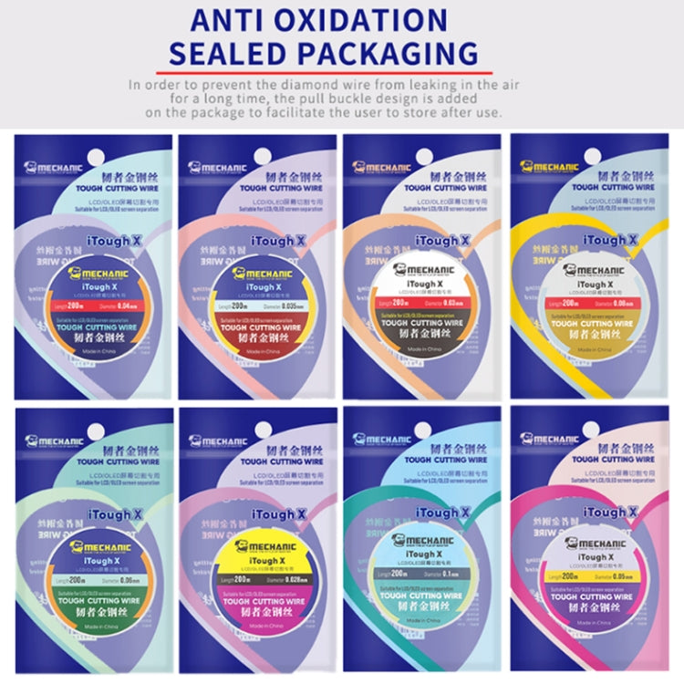 MECHANIC iTough X 200M 0.028MM LCD OLED Screen Cutting Wire - Welding Wire by MECHANIC | Online Shopping South Africa | PMC Jewellery