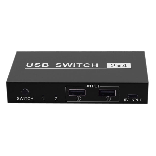 2x4 USB Switch 2 Port PCs Sharing 4 Devices for Printer Keyboard Mouse Monitor - Others by PMC Jewellery | Online Shopping South Africa | PMC Jewellery | Buy Now Pay Later Mobicred