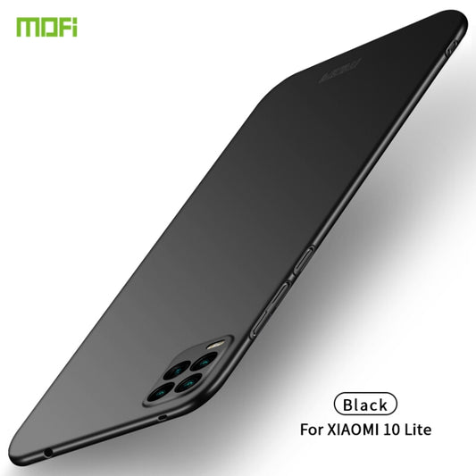 For Xiaomi Mi 10 Lite MOFI Frosted PC Ultra-thin Hard Case(Black) - Xiaomi Cases by MOFI | Online Shopping South Africa | PMC Jewellery