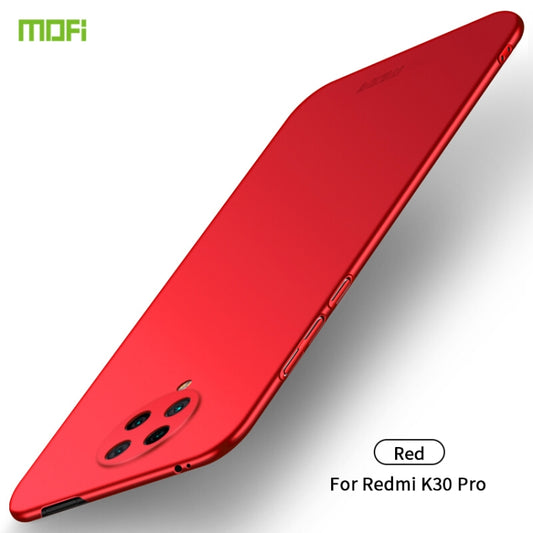 For Xiaomi Redmi K30 Pro MOFI Frosted PC Ultra-thin Hard Case(Red) - Xiaomi Cases by MOFI | Online Shopping South Africa | PMC Jewellery