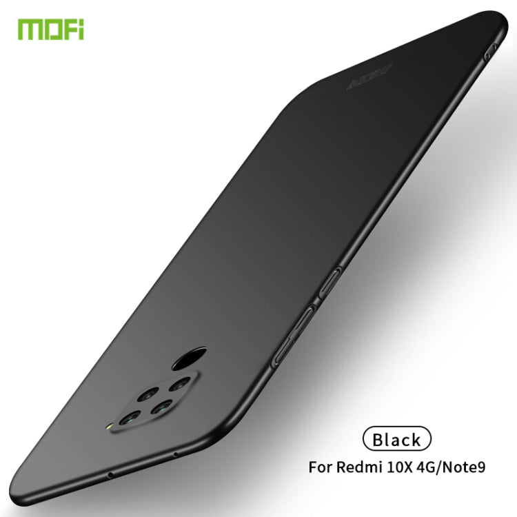 For Xiaomi Redmi 10X 4G MOFI Frosted PC Ultra-thin Hard Case(Black) - Xiaomi Cases by MOFI | Online Shopping South Africa | PMC Jewellery