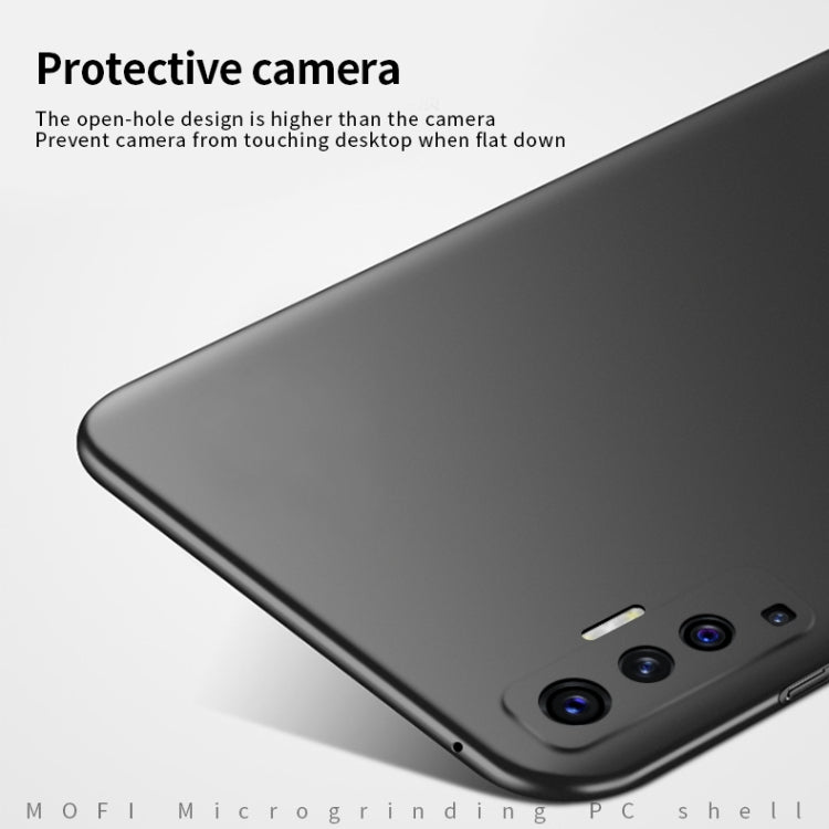 For Vivo X50 MOFI Frosted PC Ultra-thin Hard Case(Black) - vivo Cases by MOFI | Online Shopping South Africa | PMC Jewellery