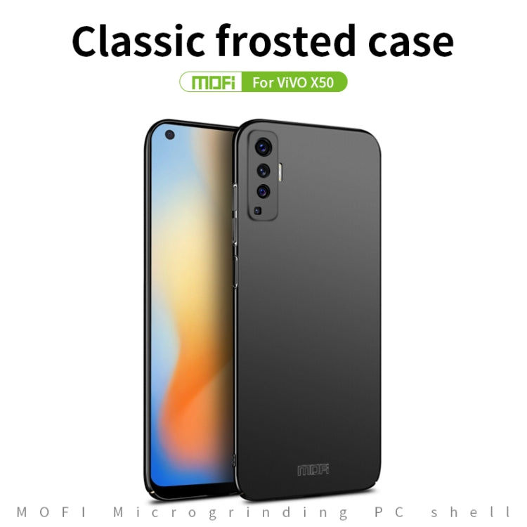 For Vivo X50 MOFI Frosted PC Ultra-thin Hard Case(Rose gold) - vivo Cases by MOFI | Online Shopping South Africa | PMC Jewellery