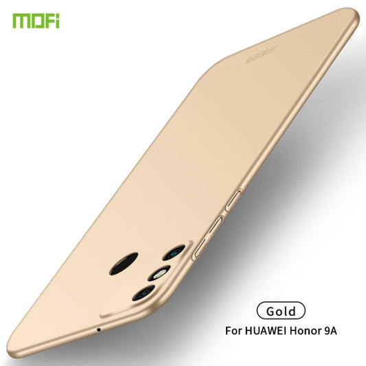 For Huawei Honor 9A MOFI Frosted PC Ultra-thin Hard Case(Gold) - Honor Cases by MOFI | Online Shopping South Africa | PMC Jewellery