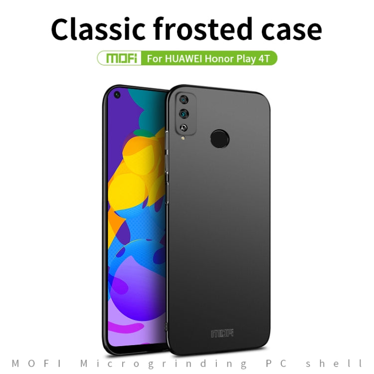 For Huawei Honor Play 4T MOFI Frosted PC Ultra-thin Hard Case(Rose gold) - Honor Cases by MOFI | Online Shopping South Africa | PMC Jewellery