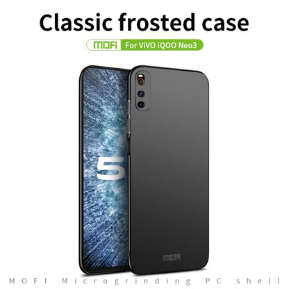 For Vivo iQOO Neo 3 MOFI Frosted PC Ultra-thin Hard Case(Red) - vivo Cases by MOFI | Online Shopping South Africa | PMC Jewellery