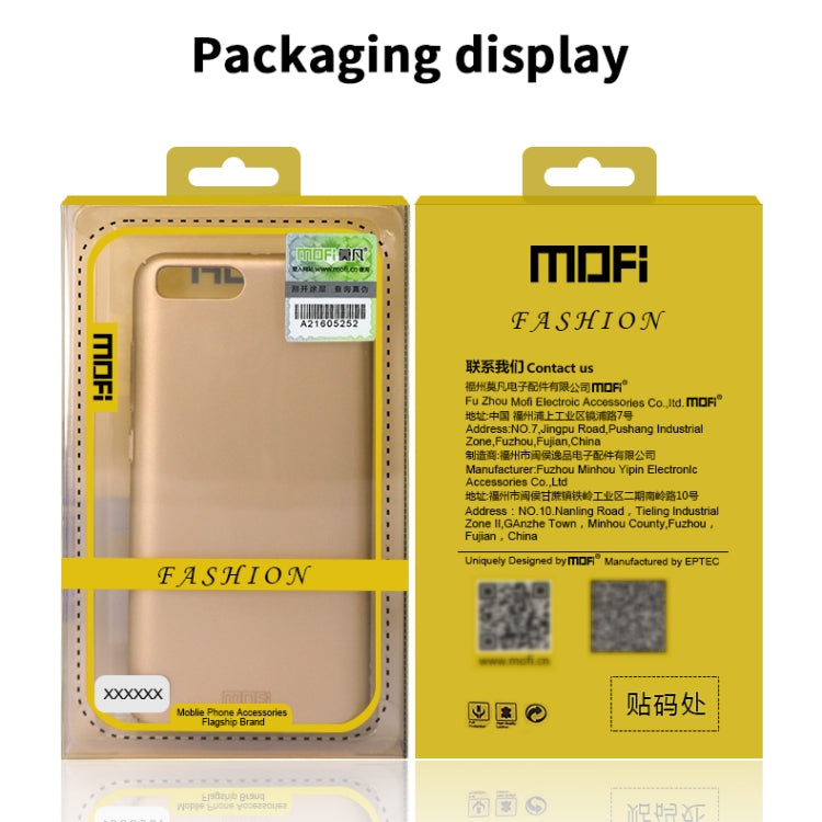 For OPPO Ace2 MOFI Frosted PC Ultra-thin Hard Case(Gold) - OPPO Cases by MOFI | Online Shopping South Africa | PMC Jewellery