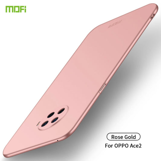 For OPPO Ace2 MOFI Frosted PC Ultra-thin Hard Case(Rose gold) - OPPO Cases by MOFI | Online Shopping South Africa | PMC Jewellery