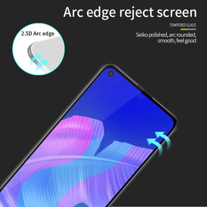 For Huawei Y7P MOFI 9H 2.5D Full Screen Tempered Glass Film(Black) - Huawei Tempered Glass by MOFI | Online Shopping South Africa | PMC Jewellery