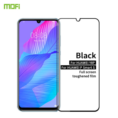 For Huawei Y8P / P smart S MOFI 9H 2.5D Full Screen Tempered Glass Film(Black) - Huawei Tempered Glass by MOFI | Online Shopping South Africa | PMC Jewellery