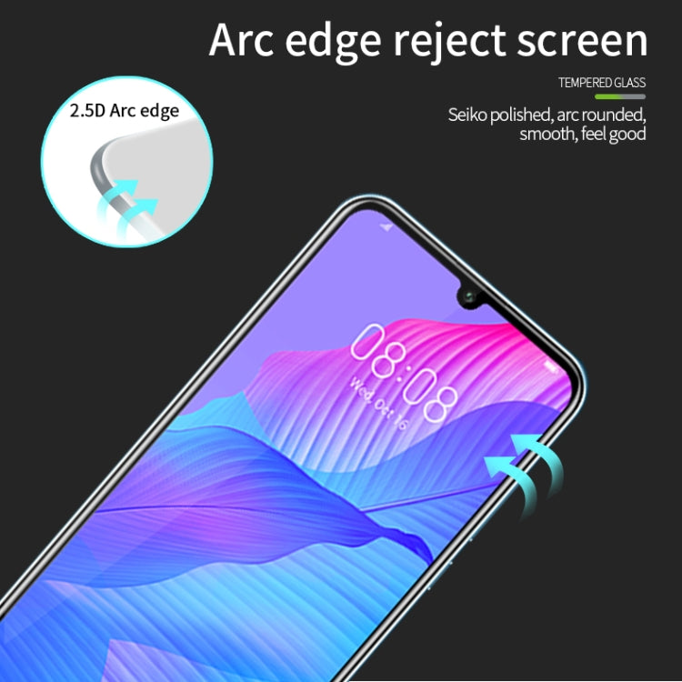 For Huawei Y8P / P smart S MOFI 9H 2.5D Full Screen Tempered Glass Film(Black) - Huawei Tempered Glass by MOFI | Online Shopping South Africa | PMC Jewellery