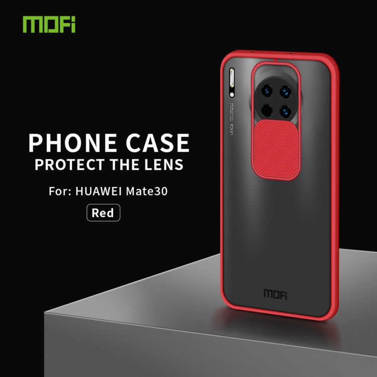 For Huawei Mate 30 MOFI Xing Dun Series PC + TPU Anti-peep Waterproof And Anti-drop All-inclusive Protective Shell, Translucent Frosted(Red) - Huawei Cases by MOFI | Online Shopping South Africa | PMC Jewellery