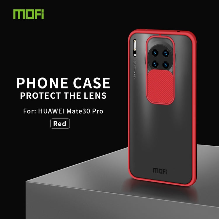 For Huawei Mate 30 Pro MOFI Xing Dun Series PC + TPU Anti-peep Waterproof And Anti-drop All-inclusive Protective Shell, Translucent Frosted(Red) - Huawei Cases by MOFI | Online Shopping South Africa | PMC Jewellery