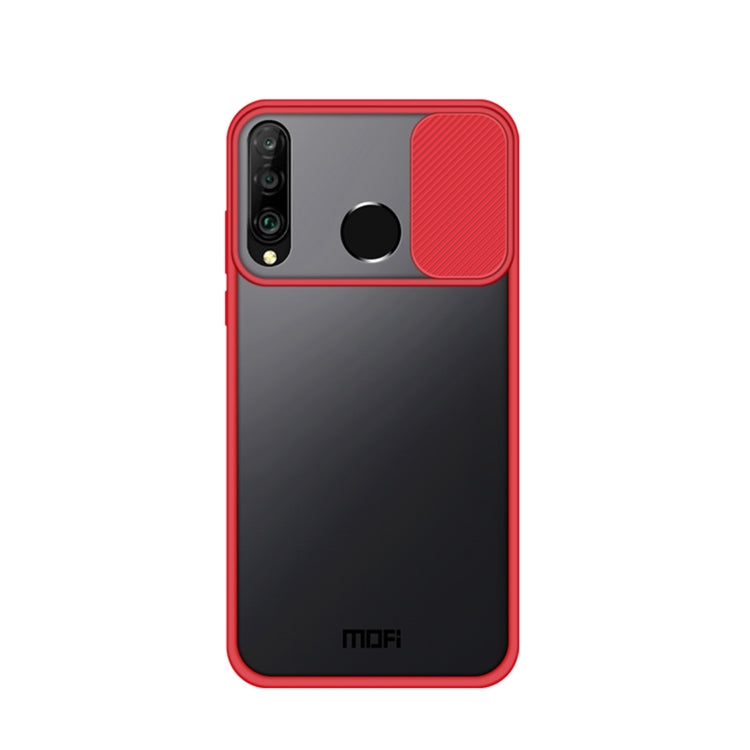 For Huawei P30 lite MOFI Xing Dun Series PC + TPU Anti-peep Waterproof And Anti-drop All-inclusive Protective Shell, Translucent Frosted(Red) - Huawei Cases by MOFI | Online Shopping South Africa | PMC Jewellery